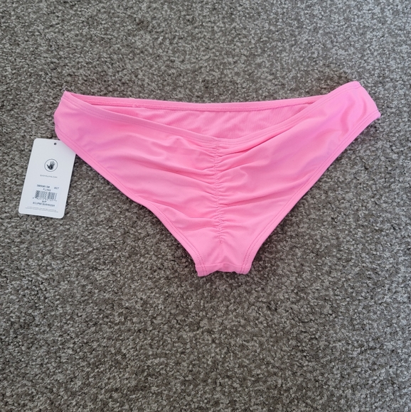 Body Glove Pink Scunch Booty Bikini Bottom - Picture 2 of 5